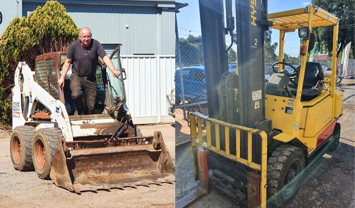 Earthmoving equipment serviced by The Engine Bay